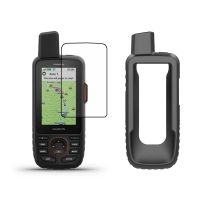 ✱☬ Chroń silikonowe etui etui skóra ekran tarcza ochronna folia do Garmin GPSMAP 66i 67i przenośne akcesoria GPS