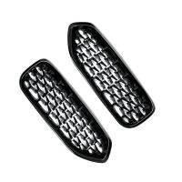 1Pair Replacement Parts Accessories For Z4 G29 2019-2022 Car Diamond Grills Front Kidney Grill Chrome Mesh Grille Car Accessories