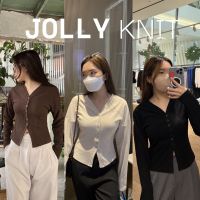 uiui.stuffs | jolly knit เสื้อนิตเข้ารูปตรงเอว