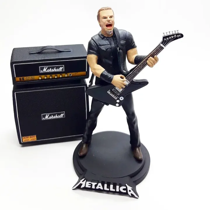 Action Figure James Hetfield Metallica Excluisve Plus Miniatur Sound