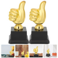 2pcs รางวัล Thumb Trophy Trophy Trophy Trophy Trophy Trophy Trophy Trophy Kids Prize สำหรับการแข่งขัน