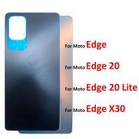 ฝาครอบด้านหลังประตูหลังสำหรับ Motorola Moto Edge 20 Lite X30อะไหล่สติกเกอร์กันน้ำ