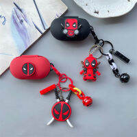 Deadpools สำหรับ Galaxy Buds/buds + ซิลิโคนครอบหูการ์ตูนไร้สายบลูทูธหูฟังฝาครอบป้องกันกันกระแทกนิ่ม