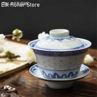 【hot】✱  160ml JingDeZhen Bowl With Saucer Lid And Tureen  Drinkware Kung Fu Gifts