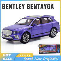 1:24อัลลอยรถรุ่นเข้ากันได้สำหรับเบนท์ลีย์ Bentayga จำลองดึงกลับรถเครื่องประดับสำหรับของขวัญเด็ก