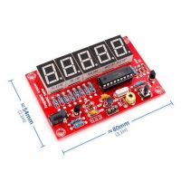 ชุด Diy Rf ดิจิตอลมิเตอร์นับความถี่คริสตัลออสซิลเลเตอร์1Hz-50Mhz เครื่องวัดความถี่เครื่องวัดระยะ Led ดิจิตอล