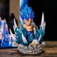 Vegeta Q อะนิเมะรูป Goku Super Saiyan รุ่น Light Up อะนิเมะมือสำนักงานรุ่นรถตกแต่งวันเกิดของขวัญ ~