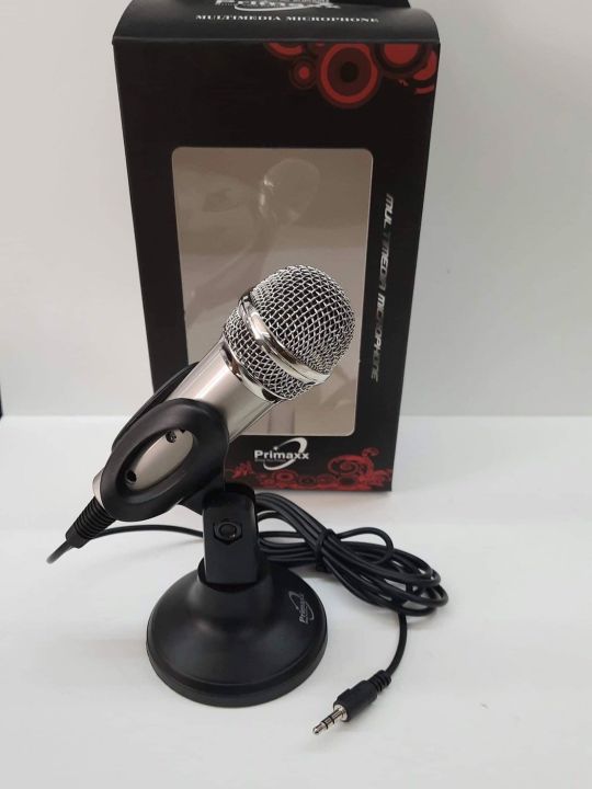 ไมค์คอม/ Microphone แจ็ค 3.5mm/ CM-003 สายยาว 1.2 เมตร ดูดเสียงดีมาก มีสวิตปิดเปิด เสียงดีมาก ใช้ได้กับคอมทุกรุ่น ใช้ง่าย มีความแข็งแรงทนทาน