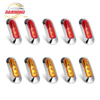 liangdao【ready stock】10Pcs Truck Side Lights Tail Lamp 10-30V 4LED Turn Signal Light Daytime Running Lights For Trailer Truck RV【low price】