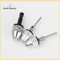 YOUTH BEAUTY เพลามอเตอร์ ดอกสว่านกระแทก เปลี่ยนด่วน ก้านกลม ด้ามหกเหลี่ยม 1/4andquot; 0.3mm-8mm หัวจับดอกสว่านไร้สาย