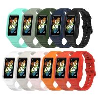 ♙☊☒ Waterproof Wristband for HuaweiBand 7 Bracelet Sport for Smart Watch Silicone Band Anti-scratch Sweatproof Strap