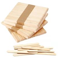 50/100PCS Ice Cream Stick Handmade Wooden Stick Birch Ice Cream Popsicle Sticks Wood Craft Ice Cream Sticks Popsicl Accesorios