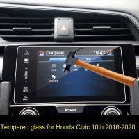 car touch GPS navigation screen protective toughened tempered glass film for honda civic 2016 2017 2018 2019 2020 10th civic