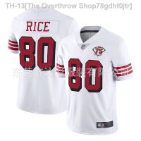 ▫℗ↂ Nfl San Francisco 49ers Rugby shirt 75th anniversary embroidery Jersey for