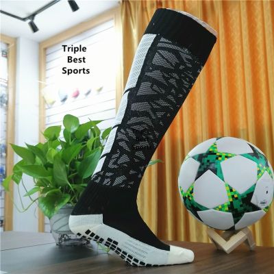 1 Pair Fox Brand Mens Womens Knee High Long Cotton Comfortable Anti Non Slip Skid Grip Soccer Football Stockings Socks Anti Slip