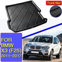 ออกแบบมาเฉพาะสำหรับรถ BMW F25 X3 2011-2017ที่รองเท้าบรรทุกของพรมถาดปูพื้นท้ายรถด้านหลังพรมกันลื่น2012 2013 2014 2016 2015