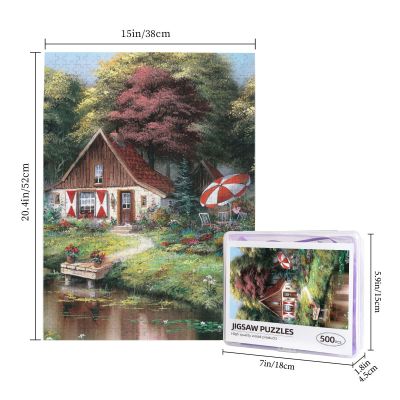 Sunday Breakfast Wooden Jigsaw Puzzle 500 Pieces Educational Toy Painting Art Decor Decompression toys 500pcs