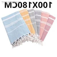 ◆✴☜ 100X180cm oversized tassel Turkish cotton towel blanket suitable for bathing beachswimming pool SPA gym Striped bath towel