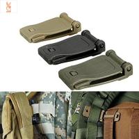 GGR อุปกรณ์ตั้งแคมป์ สีเขียวอ่อน สายรัด MOLLE ตะขอเกี่ยวคาราบิเนอร์ การปีนเขา 30มม. คะ กระเป๋าเป้สะพายหลังเชื่อมต่อ คลิปสายรัดกระเป๋าเป้สะพายหลัง หัวเข็มขัดกระเป๋าตั้งแคมป์ สายรัด MOLLE