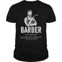 Best Barber Definition Ever Funny T Shirt Barbershop Hot Summer Clothing Cotton Men T-Shirt High Quality Men Cool Tees Tops