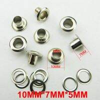 100PCS 10*7*5MM Metal SILVER EYELET Button Sewing Clothes Accessory Buttons Eyelets ME-042  Pliers