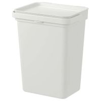 WQO ถังขยะ IKEA​ ถังขยะ, เทาอ่อน, 10 ลิตร ที่ใส่ขยะ  Trash can