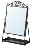 KARMSUND Table mirror, black, 27x43 cm (คาร์มซุนด์ กระจกเงาตั้งโต๊ะ, ดำ, 27x43 ซม.)