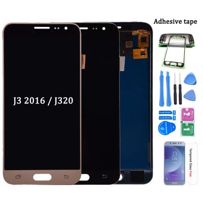 จอ Lcd สำหรับ Samsung Galaxy J3 J320 J320a J320f J320y J320m J320p J320fn แสดงผล Lcd หน้าจอสัมผัส Digitizer