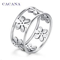 【CW】 CACANA Rings Five Petals Fashion Jewelry Wholesale NO.R41