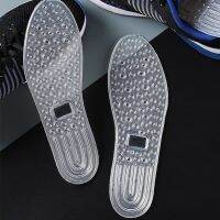 [Fashion goods060]Insoles โปร่งใสนุ่มนวดเต็มเท้า Pad ElasticRunning เดินการดูดซึม Shock ที่เดินทางมาพักผ่อนระบายอากาศ Insoles