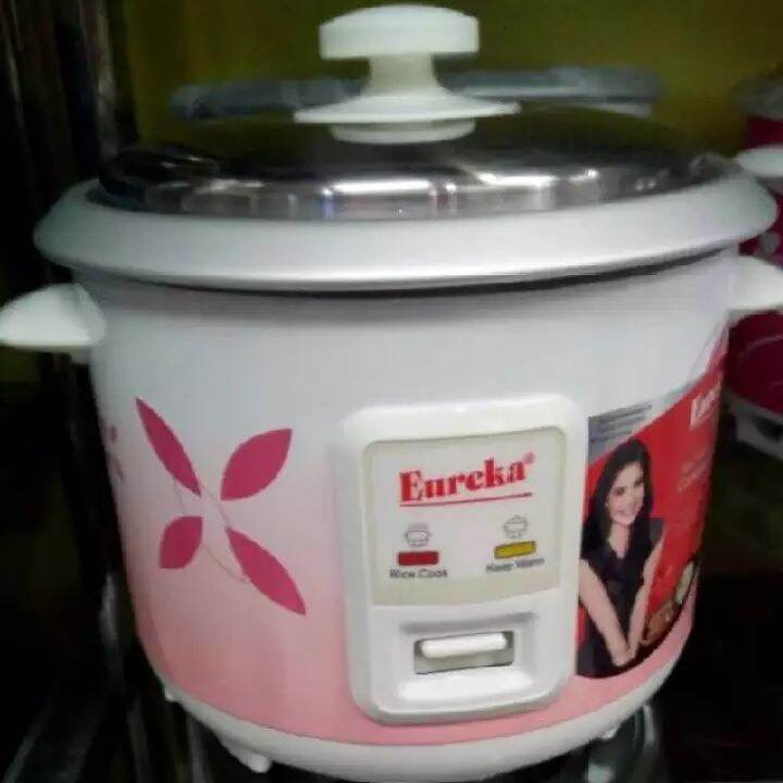 Rice cooker 1.5L EurekaERC1.5L/EP (white floral) Lazada PH