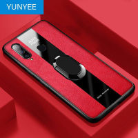 YUNYEE สำหรับ Vivo Y11 Y12เคสมือถือกันกระแทก Y19 Y15ฝาหลังหนังหรูพร้อมแหวน Magentic ขาตั้งสำหรับ Vivo เคส Y17