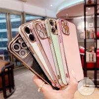 (Great. Cell phone case)  OPPO A96 A95 A15 A15s A54 A76 A16E A16K A33 A55 Reno 6 5 4F A7 A5s A12 A35 A36 A53 A5 A11ชุบหรูหราสีทึบอ่อนเคสกันกระแทกซิลิโคน TPU