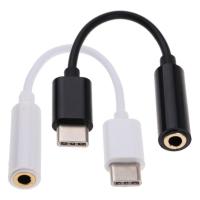 USB-C Type To 3.5mm Audio Headphone Aux Jack Cable Adapter