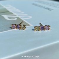 triple gemmie - morning.earrings