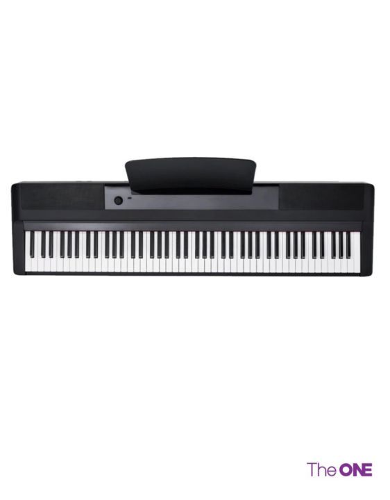 the-one-piano-pro-essential-t981bk-เปียโนไฟฟ้า-88-คีย์-น้ำหนักคีย์-hammer-action-มี-691-เสียง-ต่อแอพ-หูฟัง-midi-out-ได้-แถมฟรีที่วางโน้ต-amp-app-the-one
