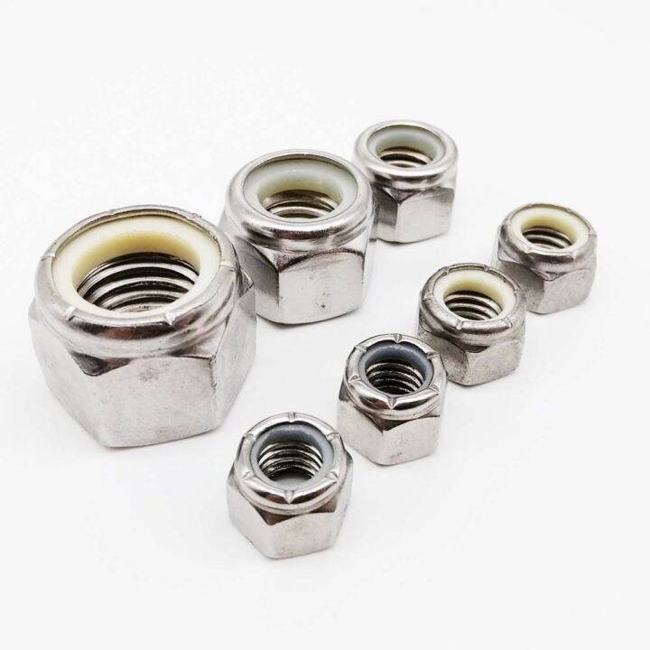 jie-yuan-unf-10-1-4-5-16-3-8-7-16-1-2-304-a2-70สแตนเลส-uk-us-ด้าย-hex-nylon-lock-lock-nut-self-locking-nylock-locknut