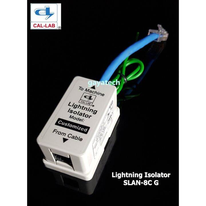 CalLab SLAN8C G Lightning Isolator LAN Cable Module (10/100