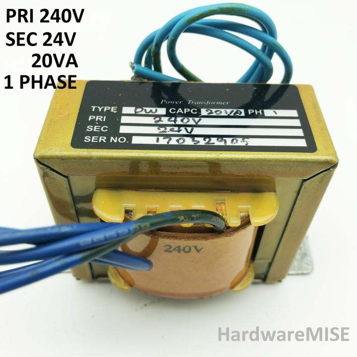 Chassis Mounting Power Transformer Adaptor 240V 24v 20VA Single Phase ...