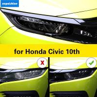 【 Xps】【ใหม่】16-21honda Civic ไฟหน้ารถสติ๊กเกอร์ฟิล์ม TPU สำหรับไฟหน้าสีสีดำไฟหน้าสีฮอนด้าซีวิคอุปกรณ์เสริม