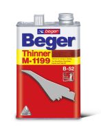 Beger Thinner M-1199 ทินเนอร์สีย้อมไม้ 1กล. สำหรับ งานไม้ น้ำมันรักษาเนื้อไม้ วาร์นิช เบเยอร