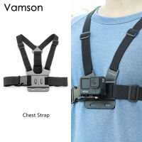 、][]Vamson สำหรับ Gopro อุปกรณ์เสริมสายรัดหน้าอกเข็มขัดร่างกายขาตั้งกล้องเทียมภูเขาสำหรับ Insta360สำหรับ Gopro ฮีโร่11 10 9 8 7 5 6สำหรับ Yi VP203