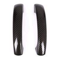 For Smart 451 Fortwo 2009-2015 Carbon Fiber Car Exterior Door Handle Cover Trim Decor Sticker Accessories