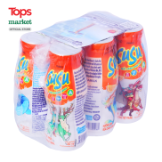 Lốc 6 Chai Sữa Chua Uống Susu IQ Vị Cam 80ML - Siêu Thị Tops Market