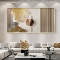 Luxury Wall Art เนื้อเรื่องโมเดิร์นบทคัดย่อทองพิมพ์โปสเตอร์สำหรับตกแต่งสไตล์นอร์ดิก,ภาพวาดผ้าใบรูปภาพสำหรับตกแต่งห้องนั่งเล่น1007