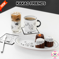 Kakao Friends Doodle Ryan &amp; Choonsik ถ้วย Sloki Kaca รูปของขวัญถ้วยผ้ารองแก้ว
