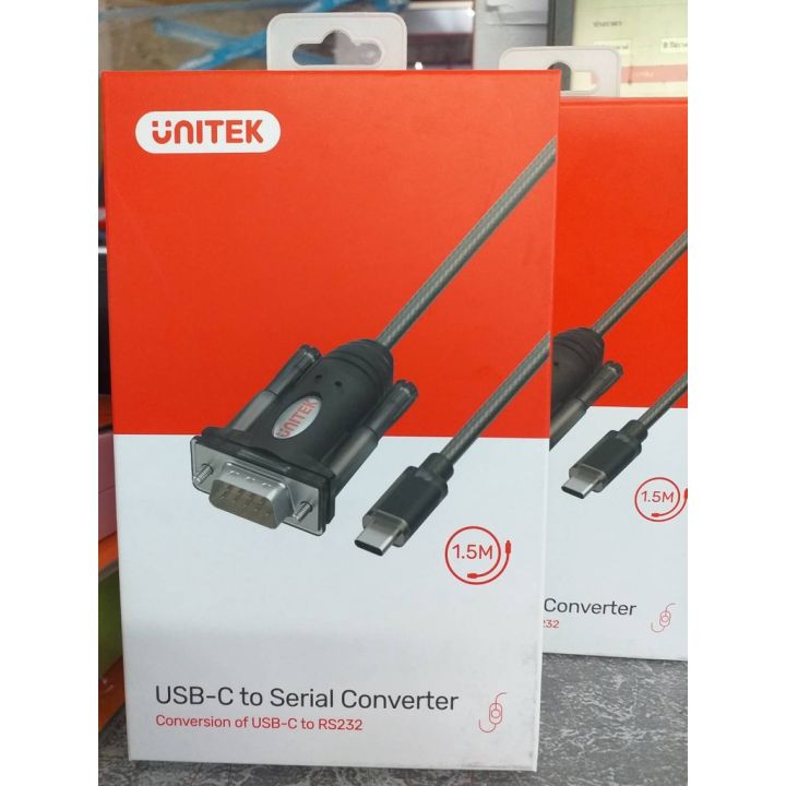 unitek-ยูนิเทค-adapter-usb-c-to-serial-rs232-converter-y-1105k