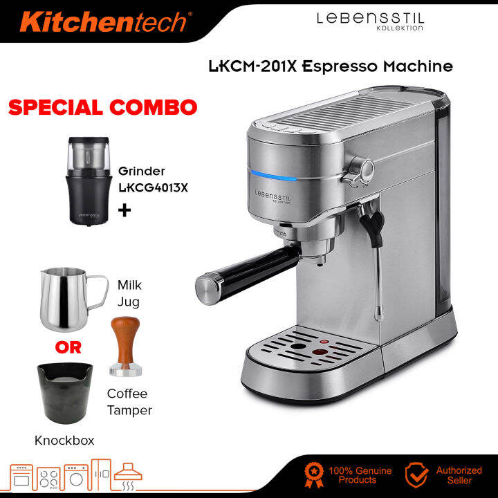 Lebensstil LKCM201X Kollektion 20 Bar Pressure Espresso Machine