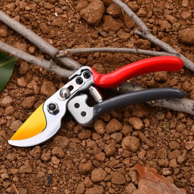【LZ】 Pruning Scissors Trim Horticulture Garden Tools 20mm-30mm Shear Diameter SK5 Steel Blade Labor-saving Scissors Garden Tools