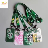 WPOT นักเรียนก็อก คาวาอิ สตาร์บัคส์สตาร์บัคส์ ซองใส่บัตรเครดิต ที่ใส่บัตรพร้อมสายคล้อง โพลีเอสเตอร์ ที่ใส่บัตรรถเมล์ ฝาปิดที่เก็บบัตร ที่ใส่บัตรลายการ์ตูน การควบคุมการเข้าถึงบัตร กระเป๋าใส่บัตร